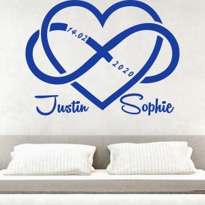Wandsticker mit Namen | INFINITYHEART