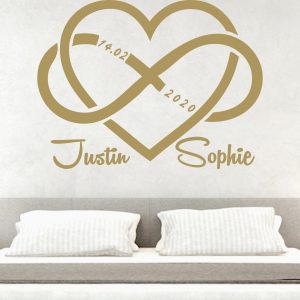 Wandsticker mit Namen | INFINITYHEART