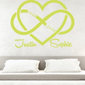 Wandsticker mit Namen | INFINITYHEART