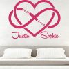 Wandsticker mit Namen | INFINITYHEART – Bild 17