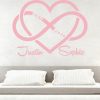 Wandsticker mit Namen | INFINITYHEART – Bild 18