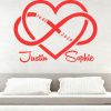 Wandsticker mit Namen | INFINITYHEART – Bild 19