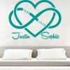 Wandsticker mit Namen | INFINITYHEART – Bild 22