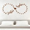 Wandsticker mit Namen | DOVES – Bild 4