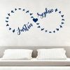 Wandsticker mit Namen | DOVES – Bild 13