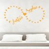 Wandsticker mit Namen | DOVES – Bild 15