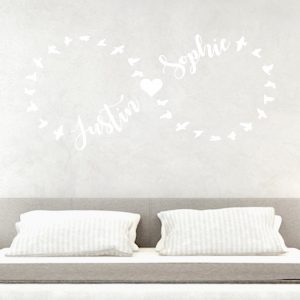 Wandsticker mit Namen | DOVES