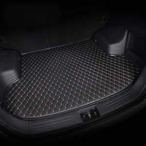 AutoPro21 – Kofferraummatte Schwarz-Beige (Bestseller)