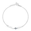 2 Namensarmband Nazar Silber – Bild 2