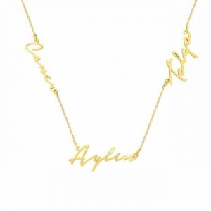 3 Signaturen Kette Silber