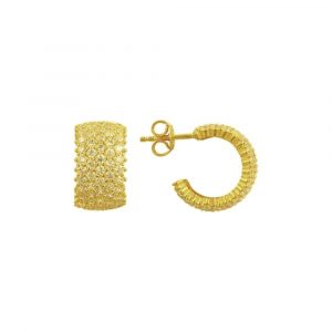 Zirkonia Earring Gold