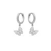 Butterfly Creolen Silber – Bild 2