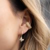 Butterfly Creolen Silber – Bild 3