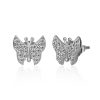 Butterfly Ohrring Silber – Bild 2