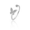 Butterfly Ring Silber – Bild 2