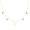 Butterfly Signatur Kette Silber