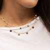 Coin Chain Zirkonia Silber – Bild 3
