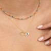 Evil Eye Kette Silber – Bild 3