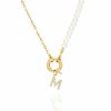 Fia Perlen Kette Gold