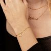 Figaro Kette Gold / 50cm+5cm (+5€) – Bild 3