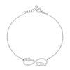 Namensarmband Infinity Silber – Bild 2