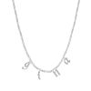 Namenskette mit Gothic-Buchstaben - Personalisierte Kette Gold – Bild 2