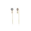 Nazar Initial Ohrstecker Silber