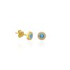 Opal Ohrstecker Gold
