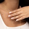 Personalisierte Halskette - Signatur Halskette Roségold – Bild 3