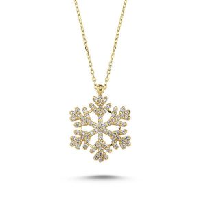 „Snowflake“ Kette Gold