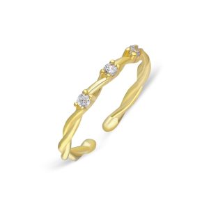 Twist Ring Gold