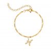 Zodiac Fußkette Gold / Jungfrau