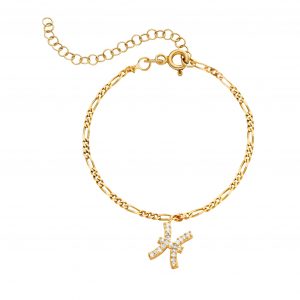 Zodiac Fußkette Gold / Wassermann