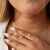 Zodiac Kette mit Herz Gold / 50cm+5cm (+5€) – Bild 5
