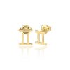 Zodiac Ohrstecker Gold – Bild 20