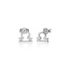 Zodiac Ohrstecker Gold – Bild 13