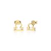 Zodiac Ohrstecker Gold – Bild 12