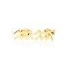 Zodiac Ohrstecker Gold – Bild 4