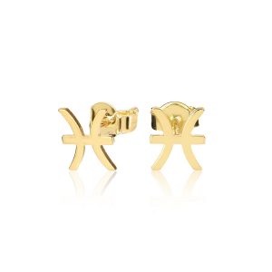 Zodiac Ohrstecker Gold