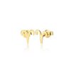 Zodiac Ohrstecker Gold – Bild 24