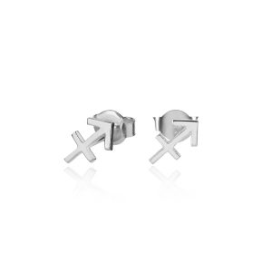 „Zodiac“ Ohrstecker Silber / Schütze